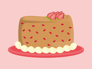 Dessert cake design.