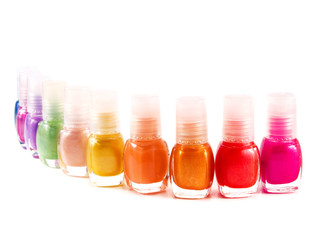 Rainbow of Nail Polish