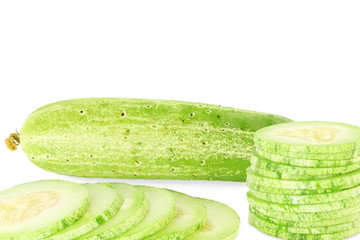 cucumber with slice
