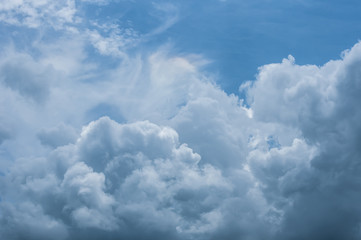 Clouds before the rain