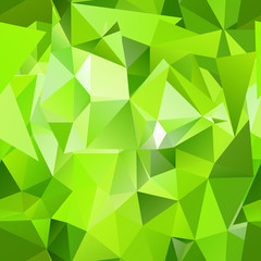 Seamless green polygonal mosaic background.
