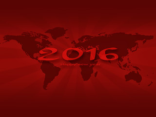 Happy New year 2016 background