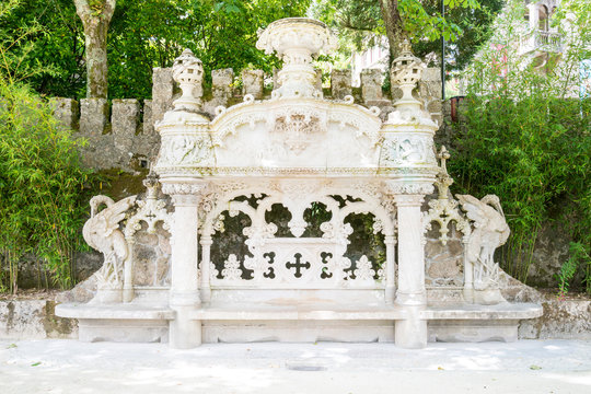 Quinta da Regaleira in Sintra, Portugal. The Knights Templar, an
