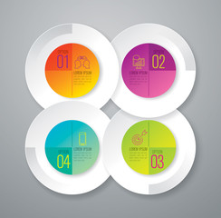 Infographic design template and marketing icons.