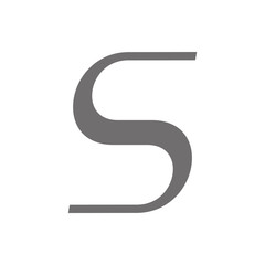 Letter S Logo Concept Icon. Vector