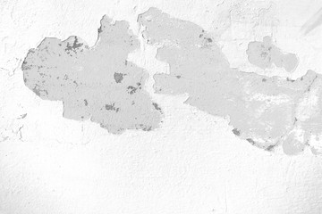 Old cracked black and white wall background