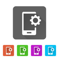 App Icon Long Shadow - 5 Colors