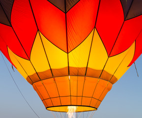 Obraz premium Hot air balloon in flight