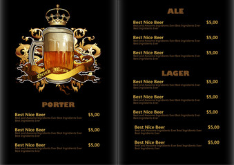 beer menu