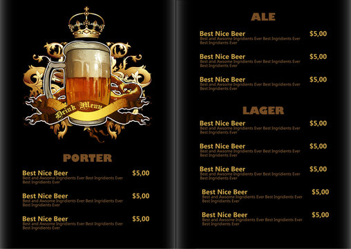 Beer Menu