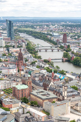 Obraz premium Aerial Frankfurt Germany