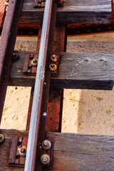 Eisenbahnbrücke aus der Kolonialzeit, gebaut 1901, Seeis, Khomas