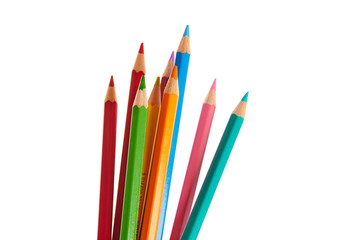 Fototapeta premium Multi color crayons