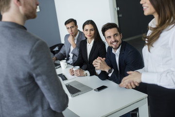 Young people in the office