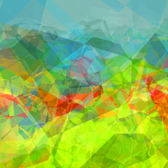 Abstract polygonal background