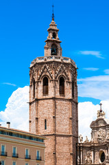 Tower of Saint Mary's Cathedral in Valencia