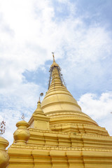 Naklejka premium Kuthodaw temple at Mandalay city of Myanmar Burma