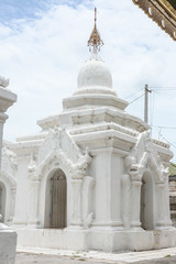 Kuthodaw temple at Mandalay city of Myanmar Burma