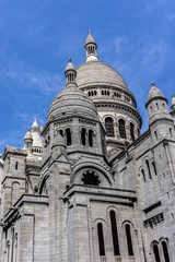 Fototapeta na wymiar Detail of Basilica Sacre Coeur (1914), Paris, France.