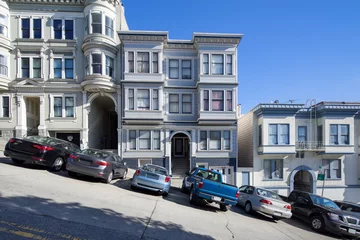 Selbstklebende Fototapete San Francisco San Francisco Lombard Street