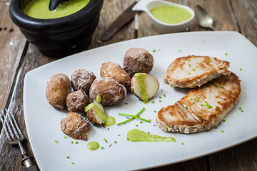 Grilled fish