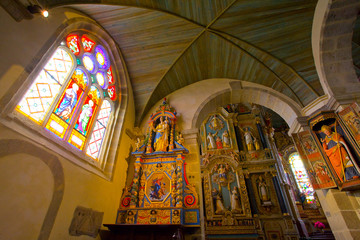 Fototapeta na wymiar Eglise de Saint-Thégonnec, Finistère, Bretagne