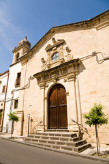 Fototapeta na wymiar Saint Sebastian church, Militello, Sicily