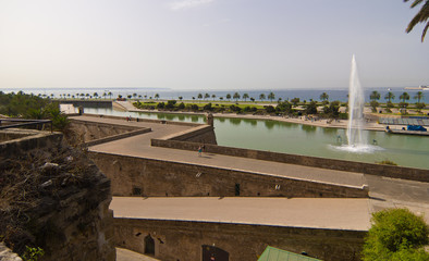 Magnificent view on the sea on the Mallorca island in Spain