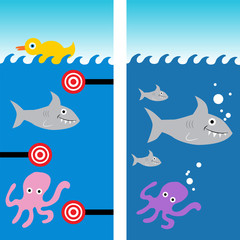 Fish Shooting Gallery Background
