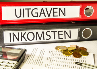 Uitgaven - inkomsten (begroting)