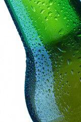 Beer bottle drops detail