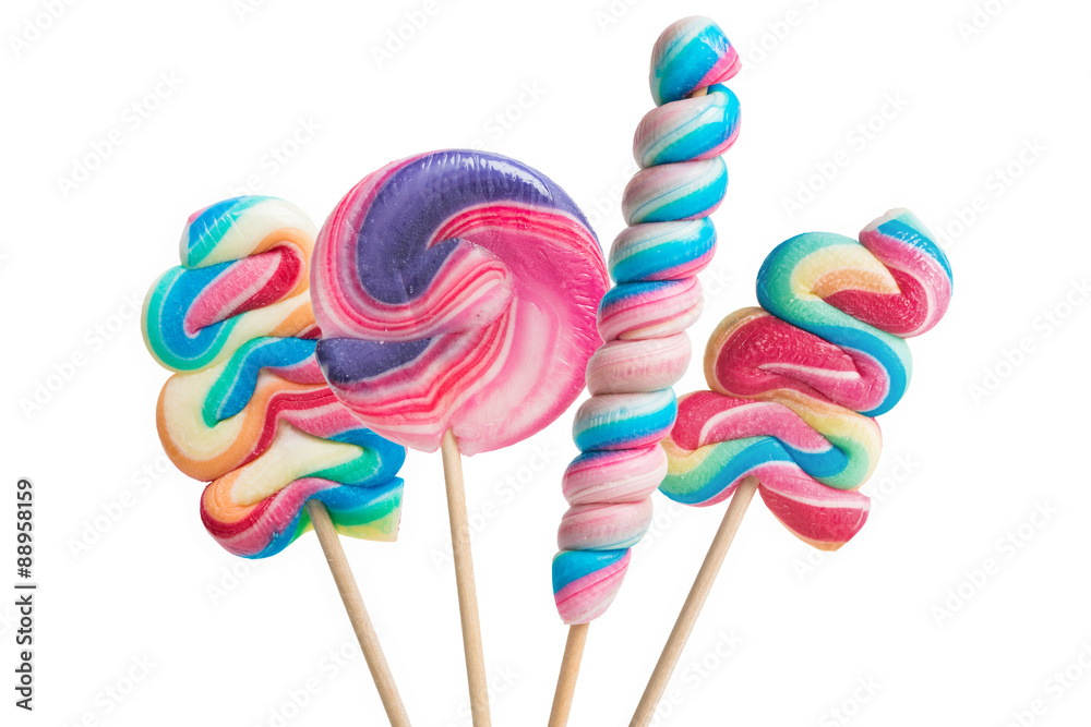 Wall mural Lollipops