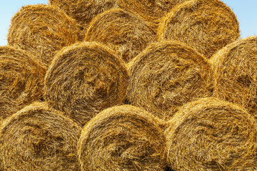 haystack, hay, background, rural, field, farm, summer, wheat, agriculture