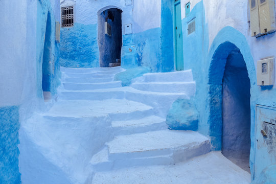 Staircase in Chefchaouen