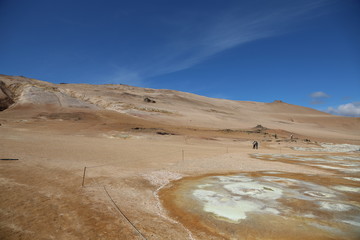 Island, Isafjördur, Schwefelfelder von Namaskard