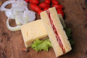 tasty sandwiches bread to butter