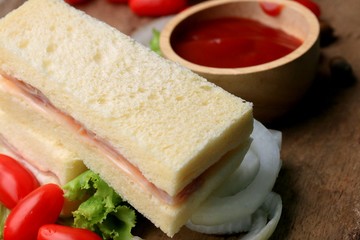 tasty sandwiches bread to butter