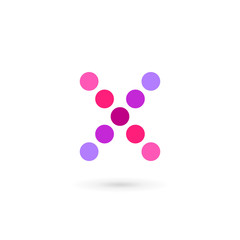 Letter X logo icon design template elements