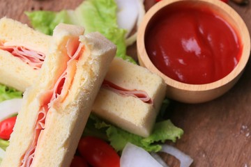 tasty sandwiches bread to butter