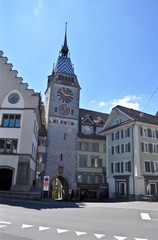 Obraz premium Altstadt Zug mit Zytturm