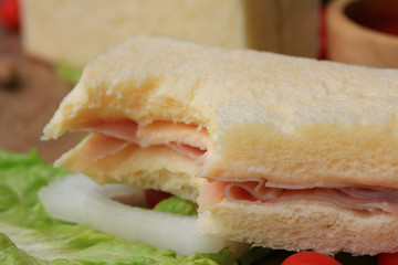 tasty sandwiches bread to butter