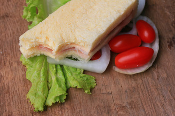 tasty sandwiches bread to butter