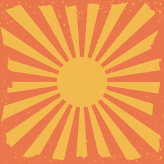 Sunset digital design.