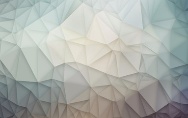 Abstract 3D Simple geometric  nature tone origami mixed colors background