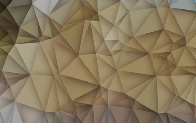 Abstract 3D Simple geometric  nature tone origami mixed colors background