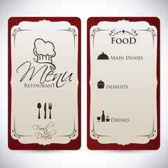 Restaurant digital design.