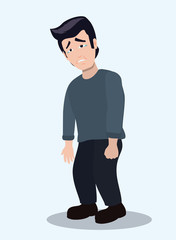 Cartoon emotions design.