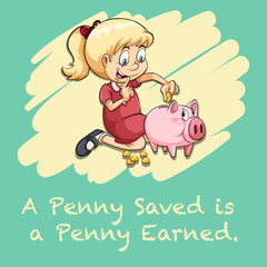 Penny saved is a penny earned