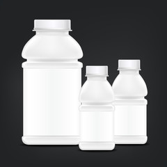 blank product plastic bottle