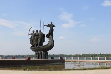 Monument to the founders of Kiev
